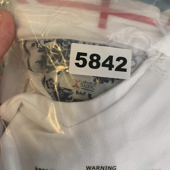 England National Team Shirt Jersey Mens L White Soccer Umbro Beckham Home Static - Picture 15 of 15